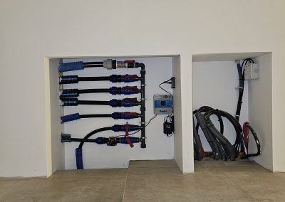 Finition d'une nourrice pour un forage, alimentation d'une piscine et d'un arrosage par JC Rénovation
